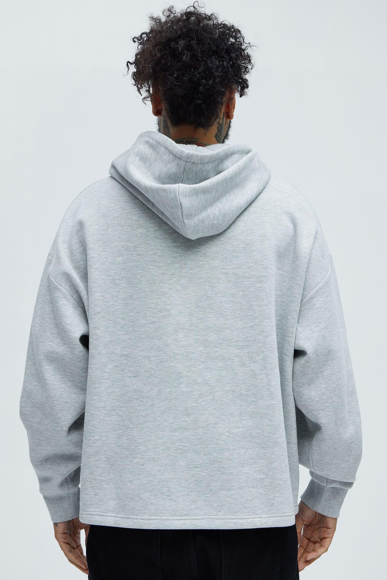 Tyson Ruthless Saints Embossed Hoodie - Heather Grey Product Image