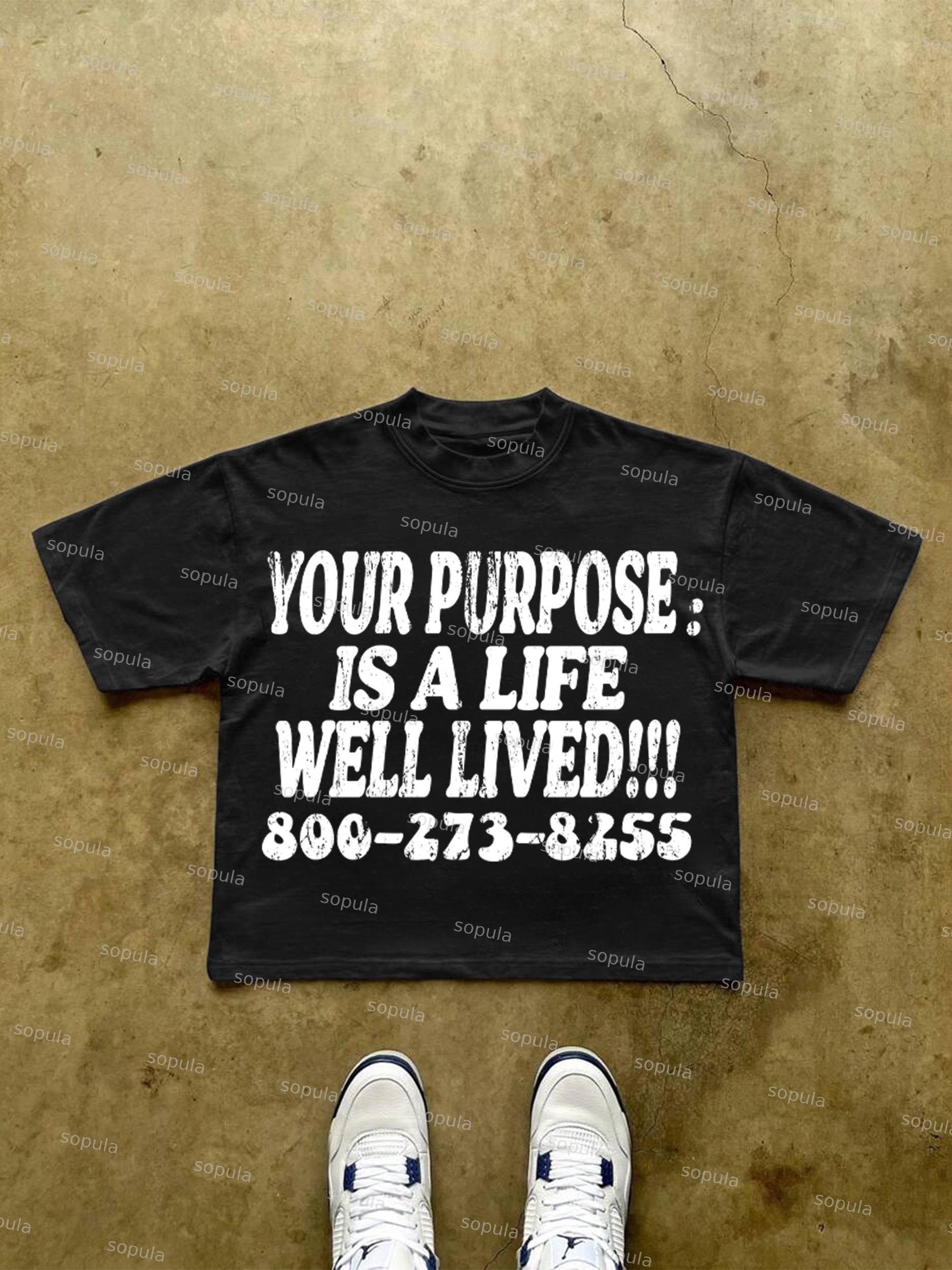 Mental Health Issues： Living Life To The Fullest Vintage Graphic Cropped T-shirt Product Image