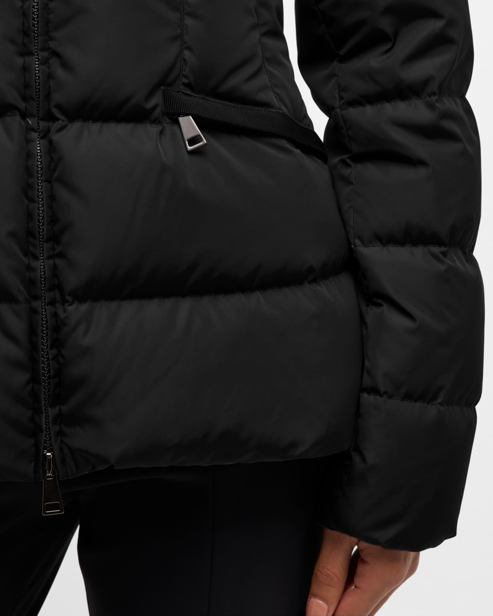 Avoce Hooded Puffer Jacket with Elastic Belt Product Image