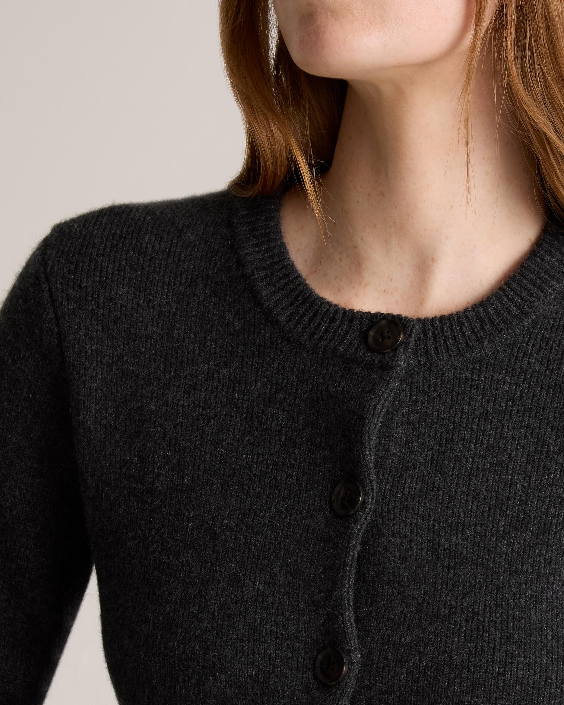 Quince | Women's Mongolian Cashmere Structured Cardigan Sweater Size XS Product Image