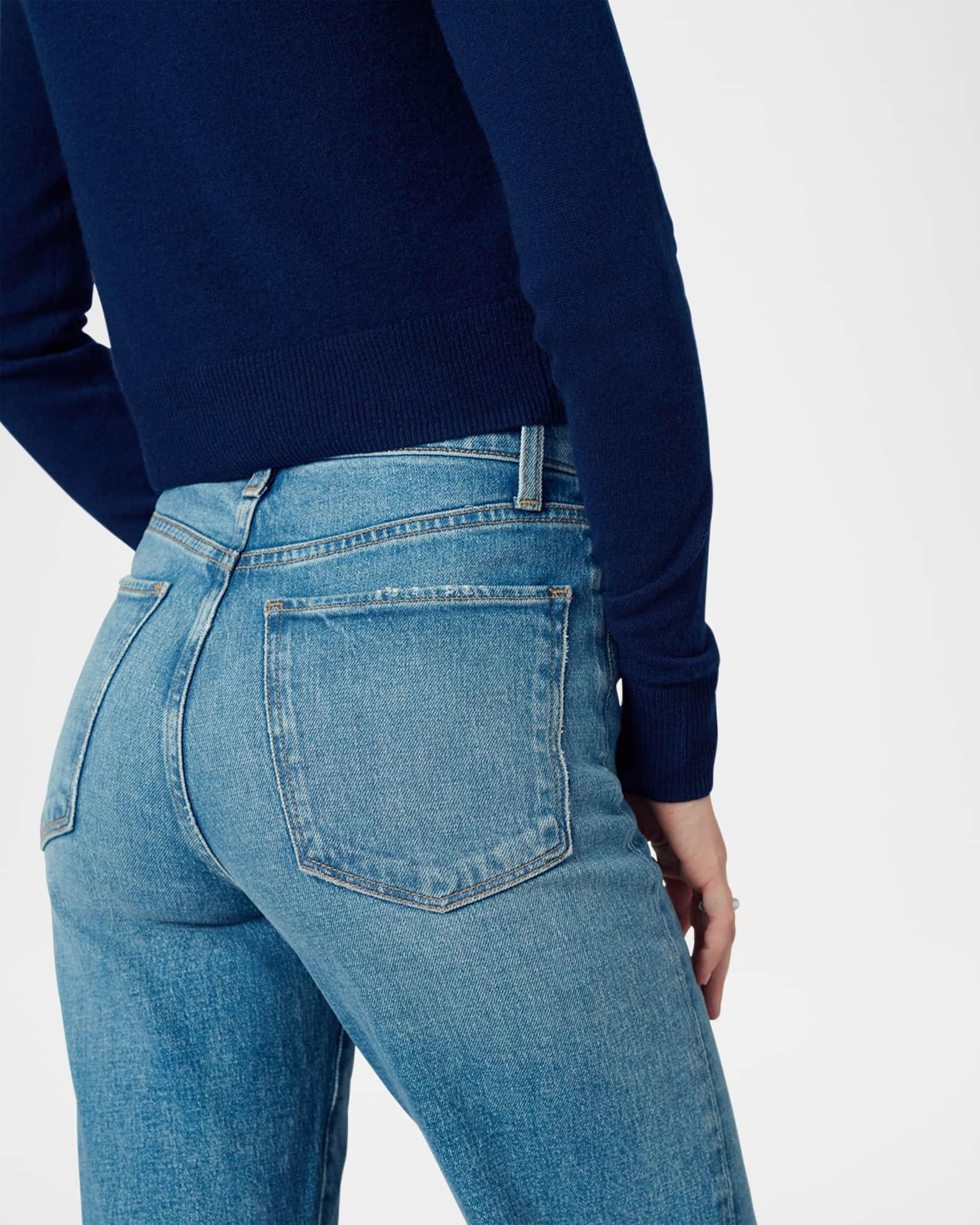 The Margot Crop Straight Jeans Product Image
