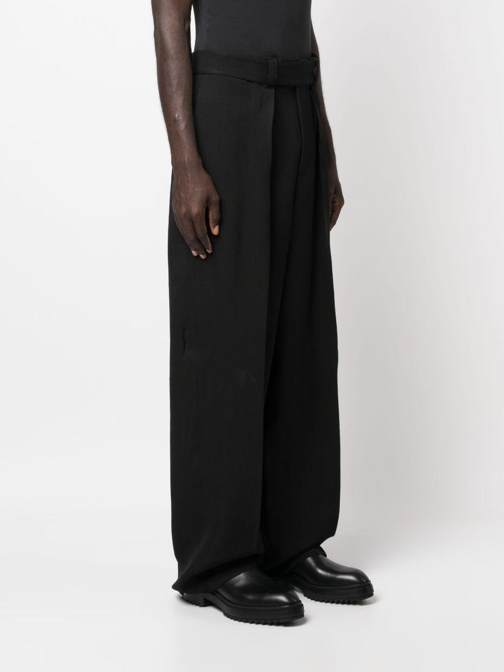 pleated wide-leg trousers  Product Image