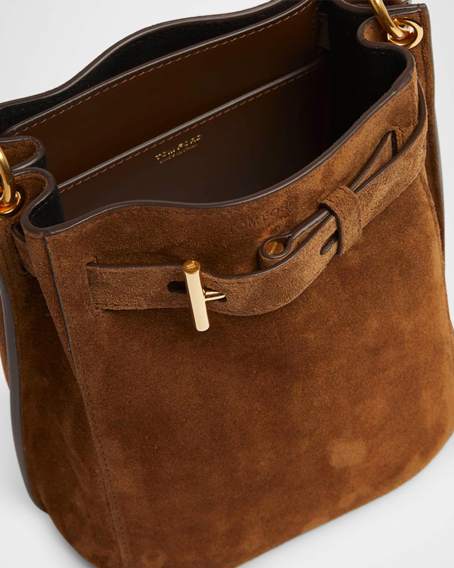 Audrey Mini Bucket Bag in Calfskin Suede Product Image