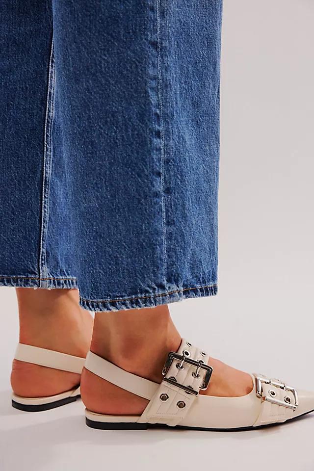 Lilly Buckle Slingback Flats Product Image