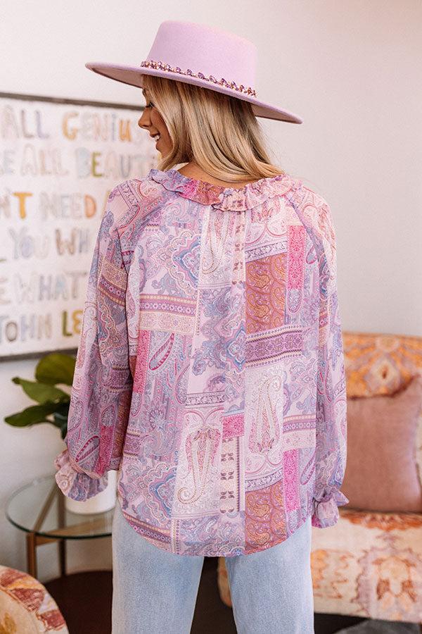 Simply Unforgettable Paisley Shift Top Product Image