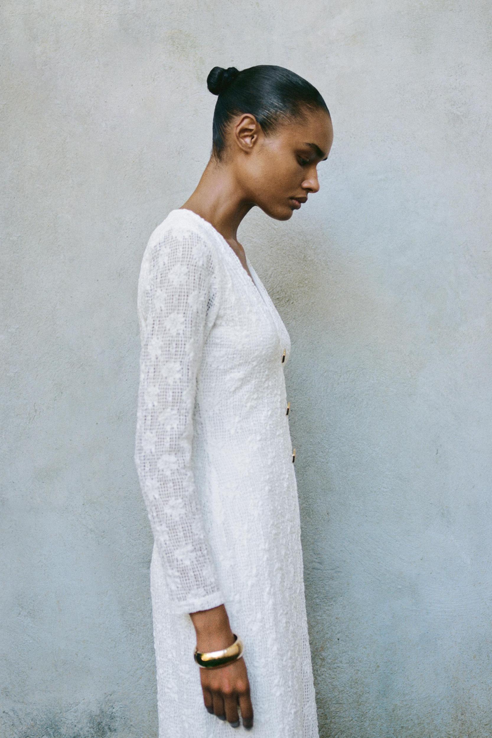 CROCHET MIDI DRESS Product Image