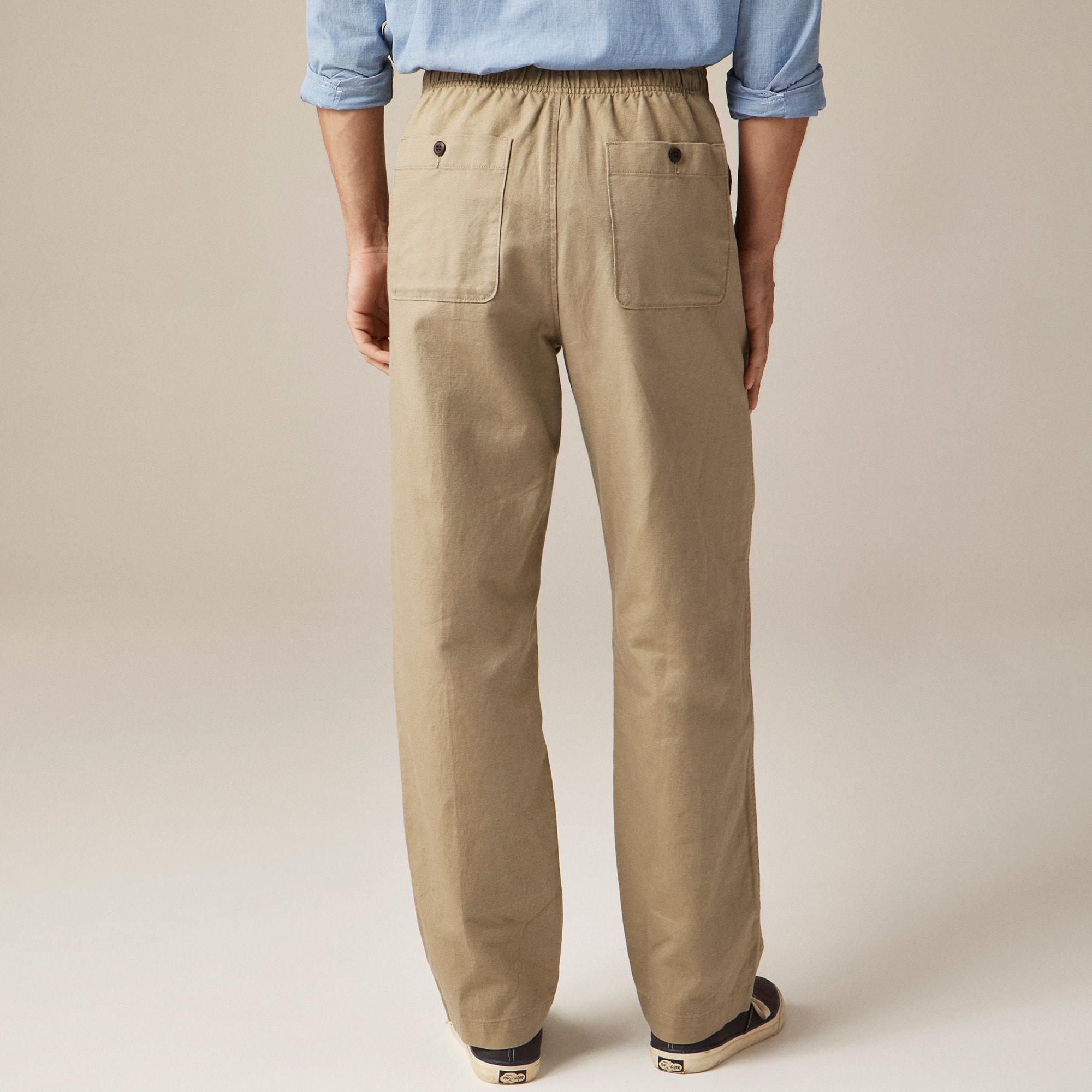 Pier pant in cotton-linen blend canvas Product Image