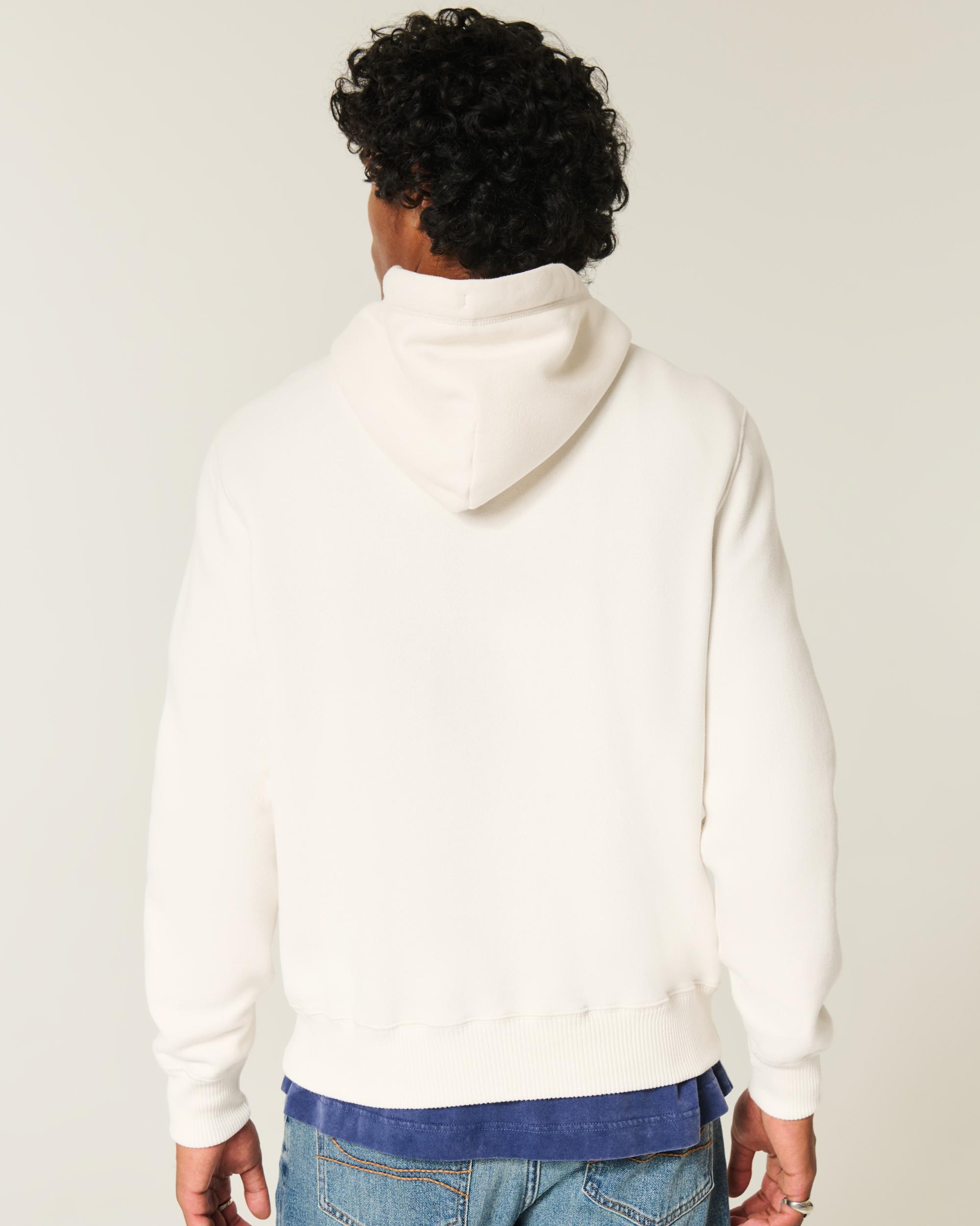 Waffle-Lined Hollister Surfboards Graphic Hoodie Product Image
