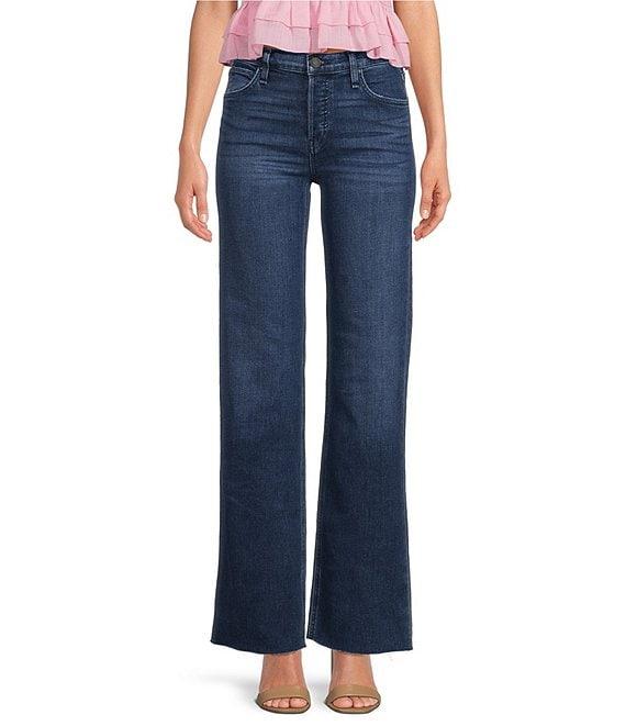 Hudson Jeans High Rise Wide Leg Full Length Rosie Jeans Product Image