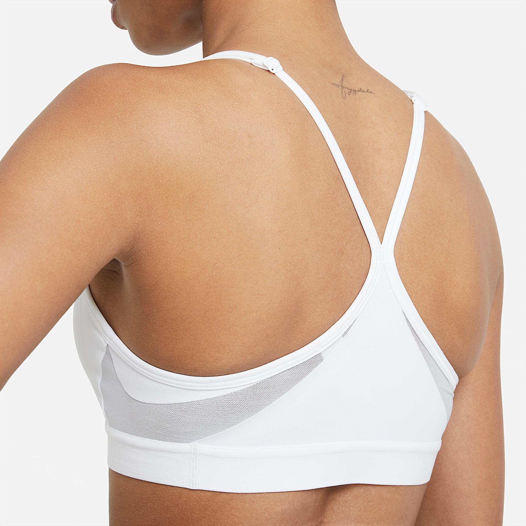 Nike Womens Indy Light-Support Padded V-Neck Sports Bra | CZ4456-100 Product Image