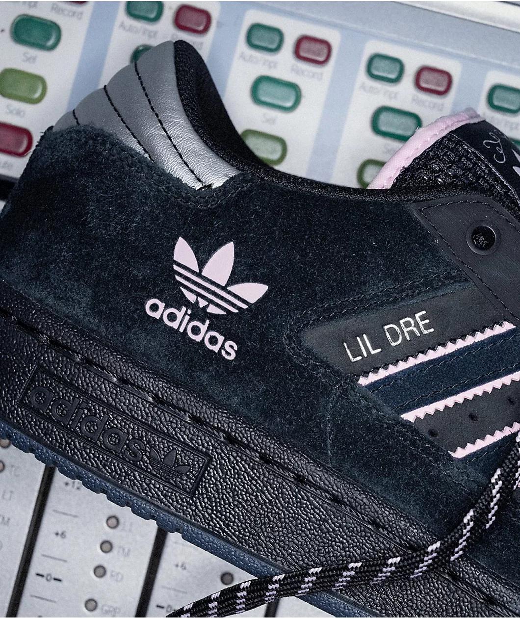 adidas Lil Dre Centennial 85 ADV Low Black Skate Shoes Product Image