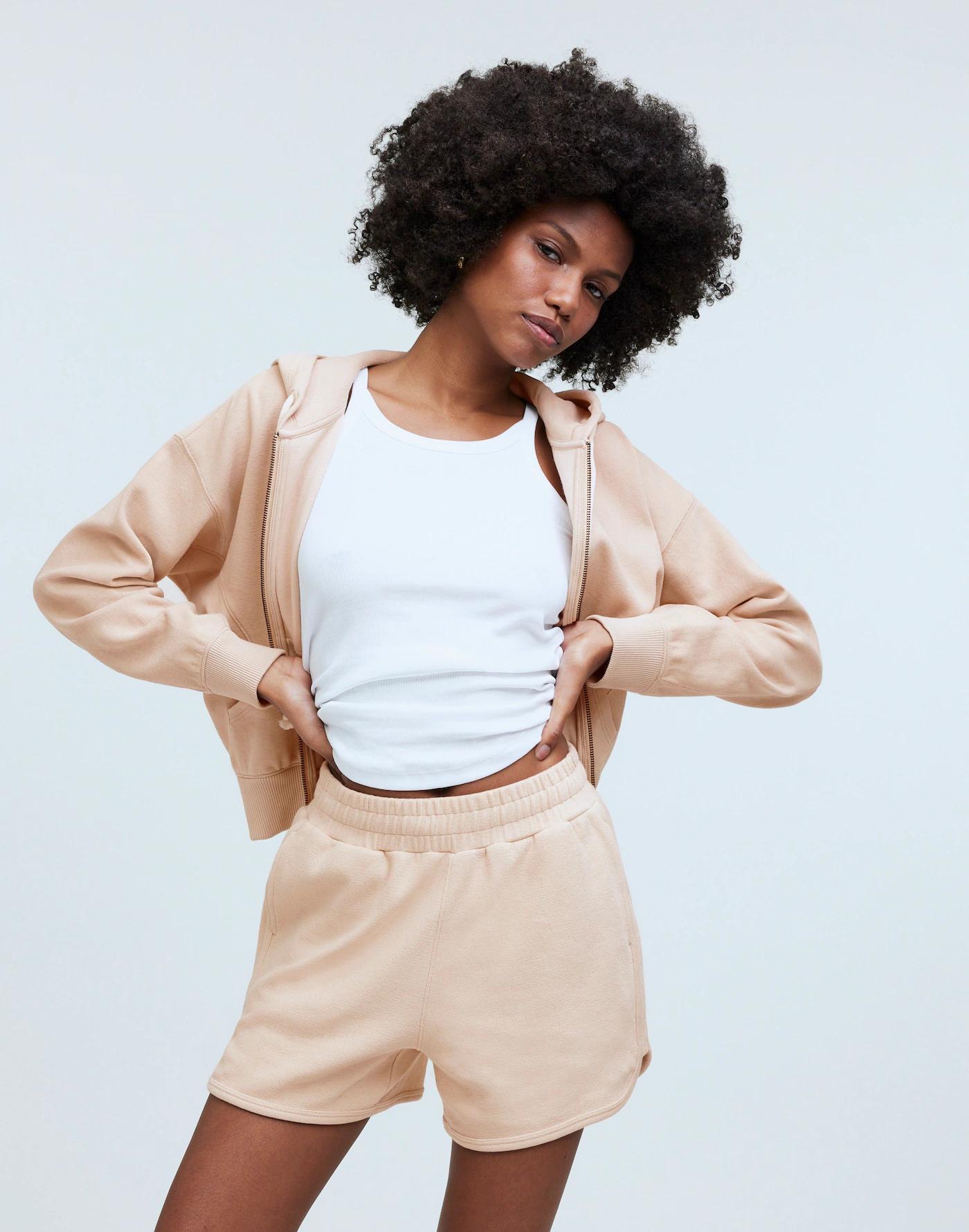 Dolphin-Hem Shorts: Botanical Dye Edition Product Image