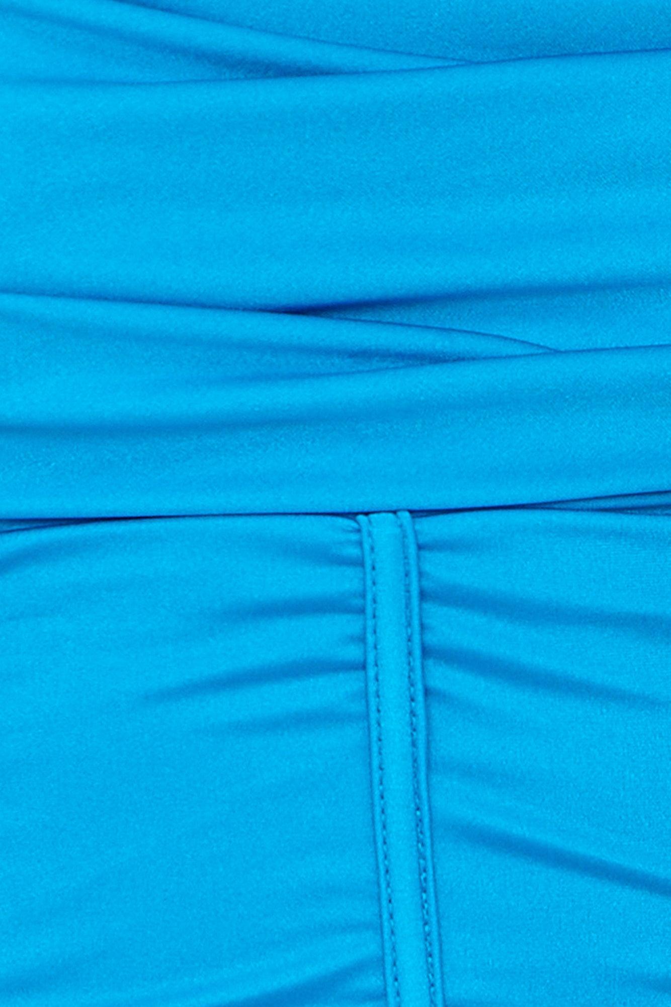 Whistle To My Heart Crop Top Blue Product Image