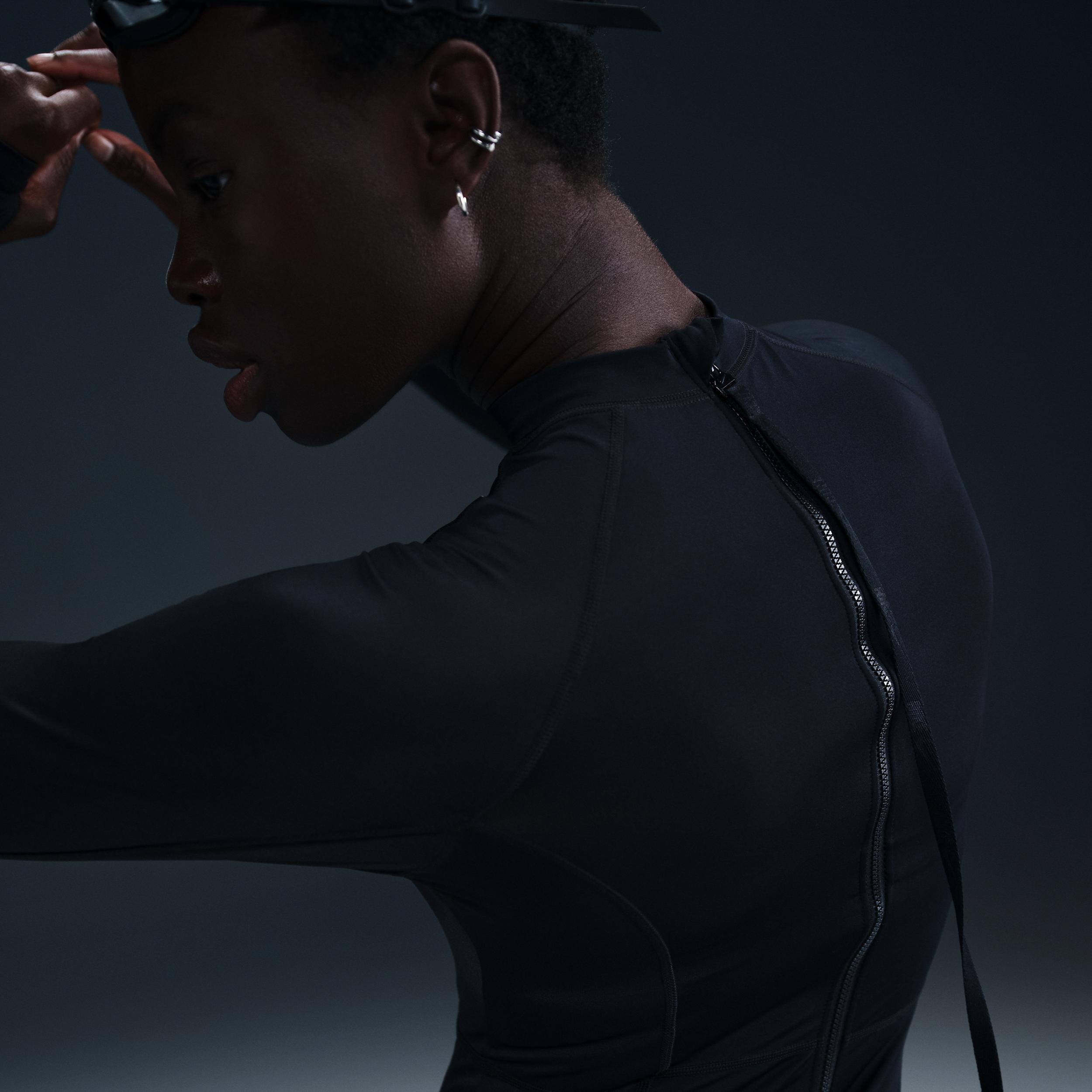 Nike Womens Swim Fusion HydraLock Long-Sleeve One-Piece (CB) | NESSF166-001 Product Image