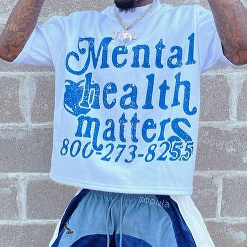 Mental Health Matters 100% Cotton T-Shirt Product Image