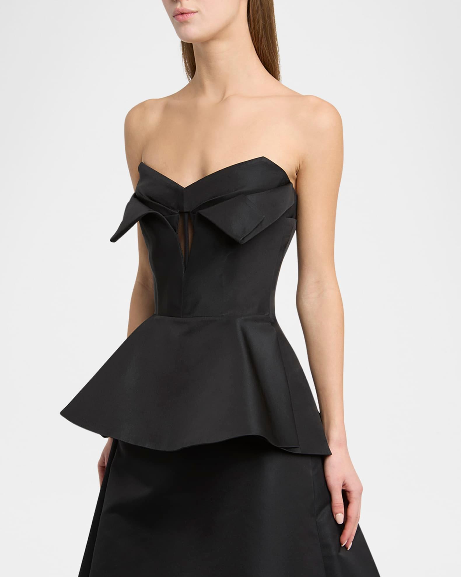 Strapless Peplum Bustier Top Product Image