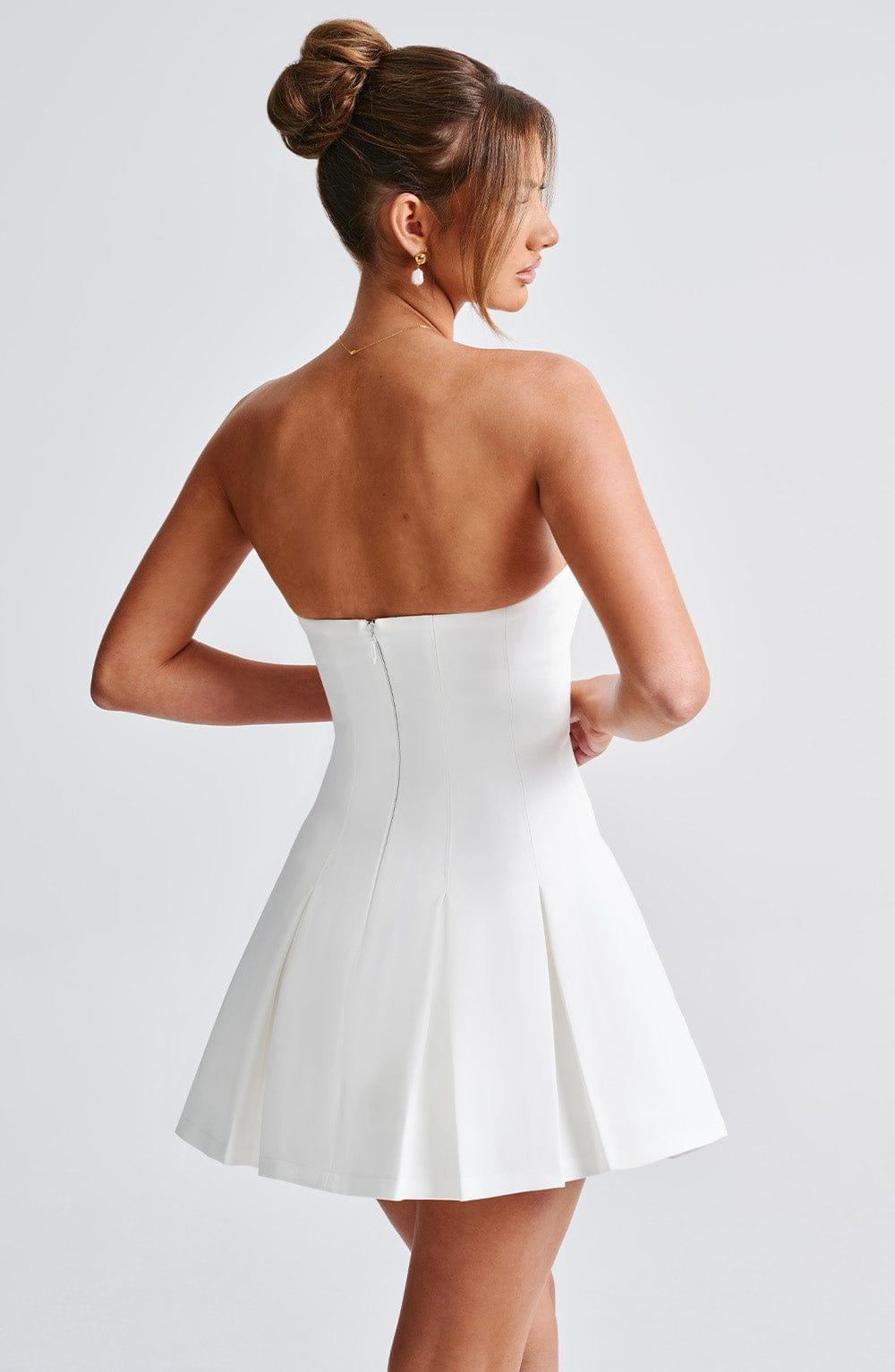 Bryony Mini Dress - Ivory Product Image