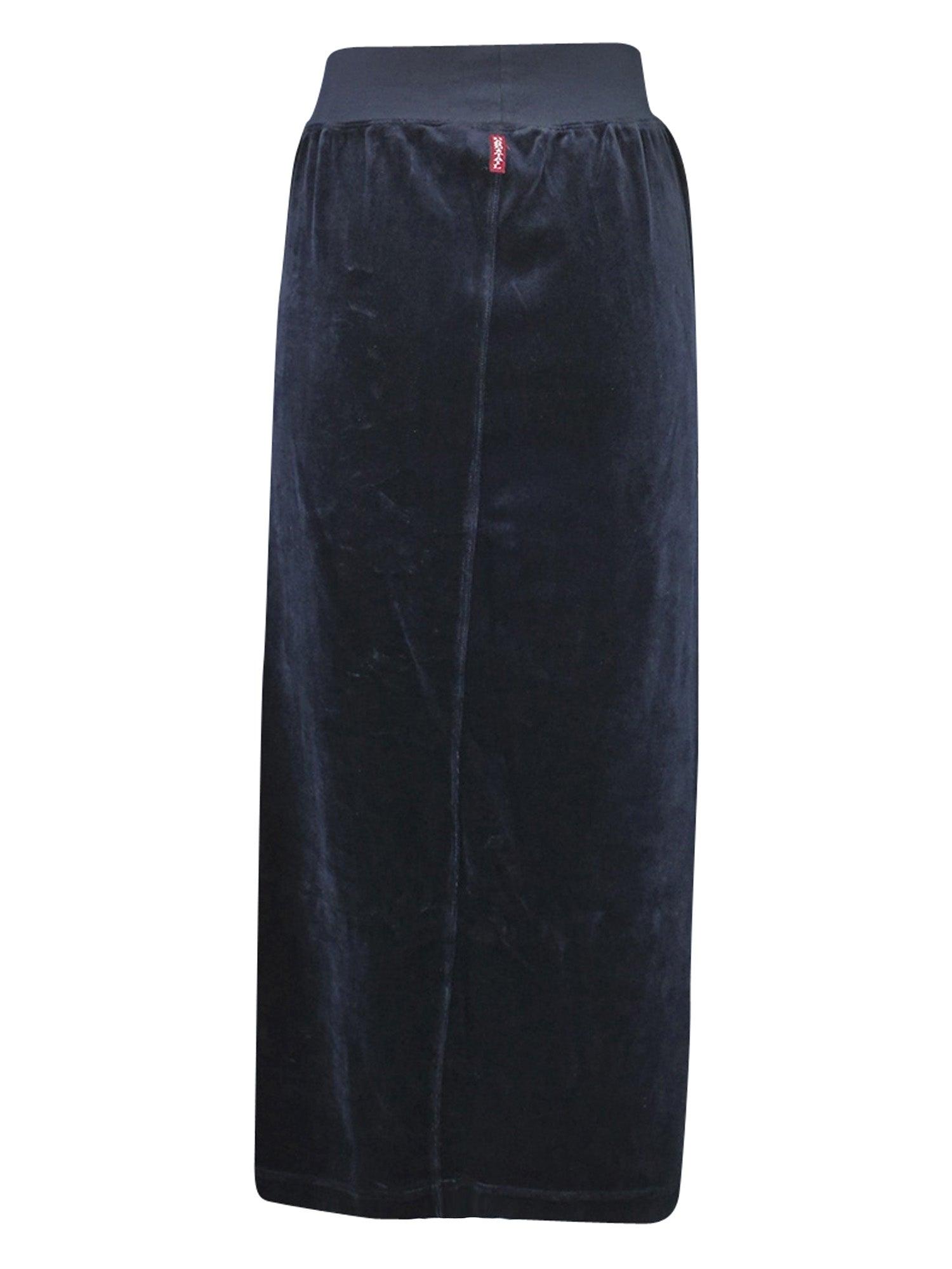 Hard Tail Velour Easy Fit Column Skirt (V-174) Product Image
