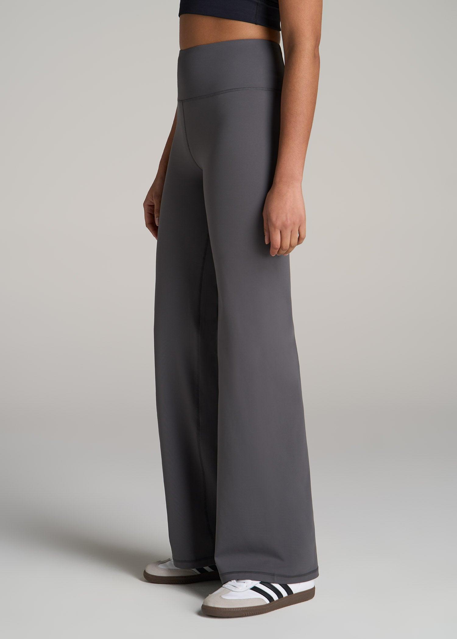 Balance Wide-Leg Pants for Tall Women in Charcoal Female Product Image