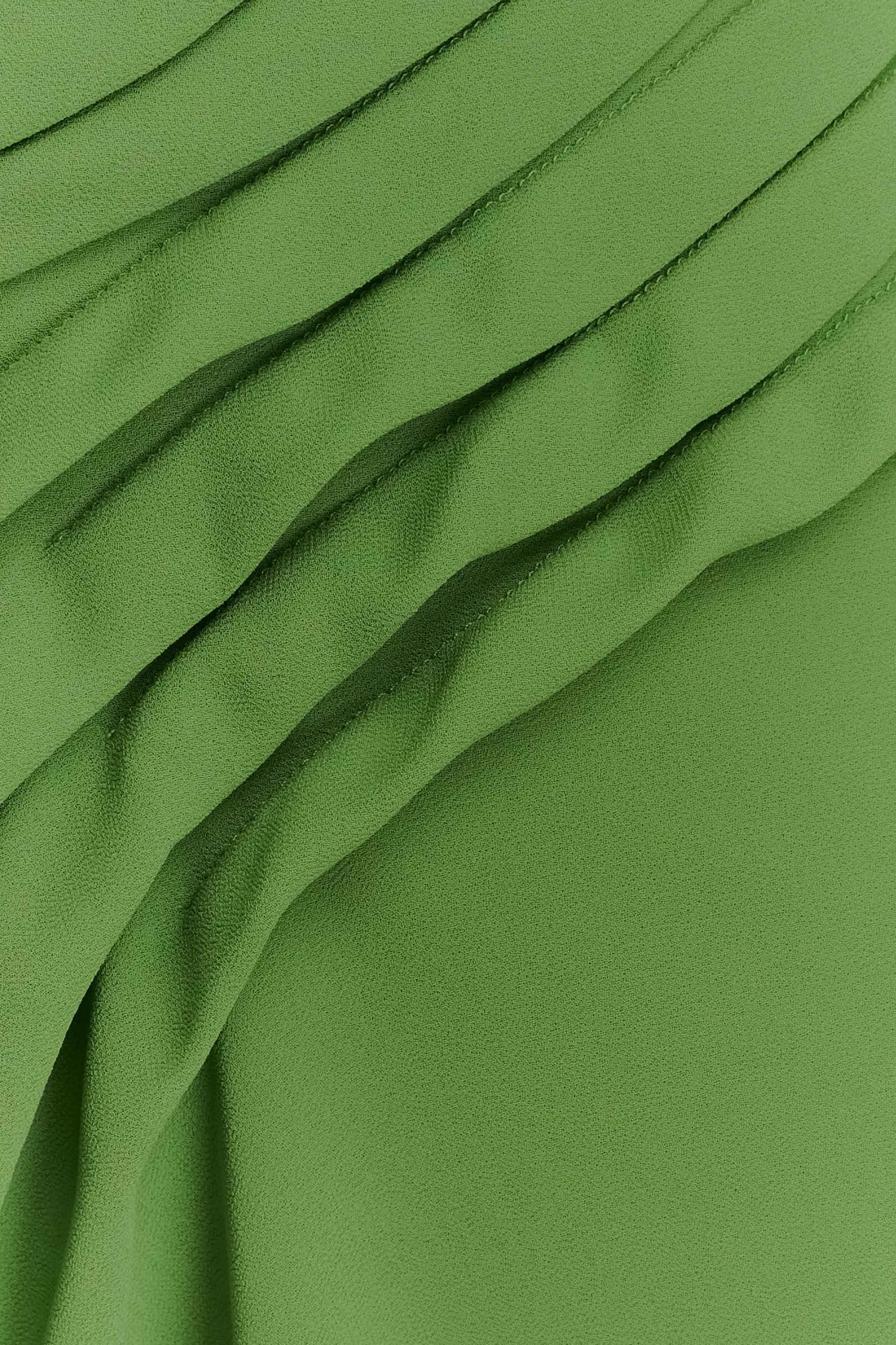 Oria Chiffon Mini Dress - Green Product Image