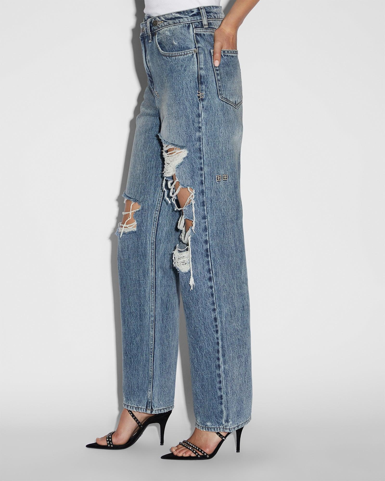 RELAX JEAN OVERKAST TRASHED Female Product Image