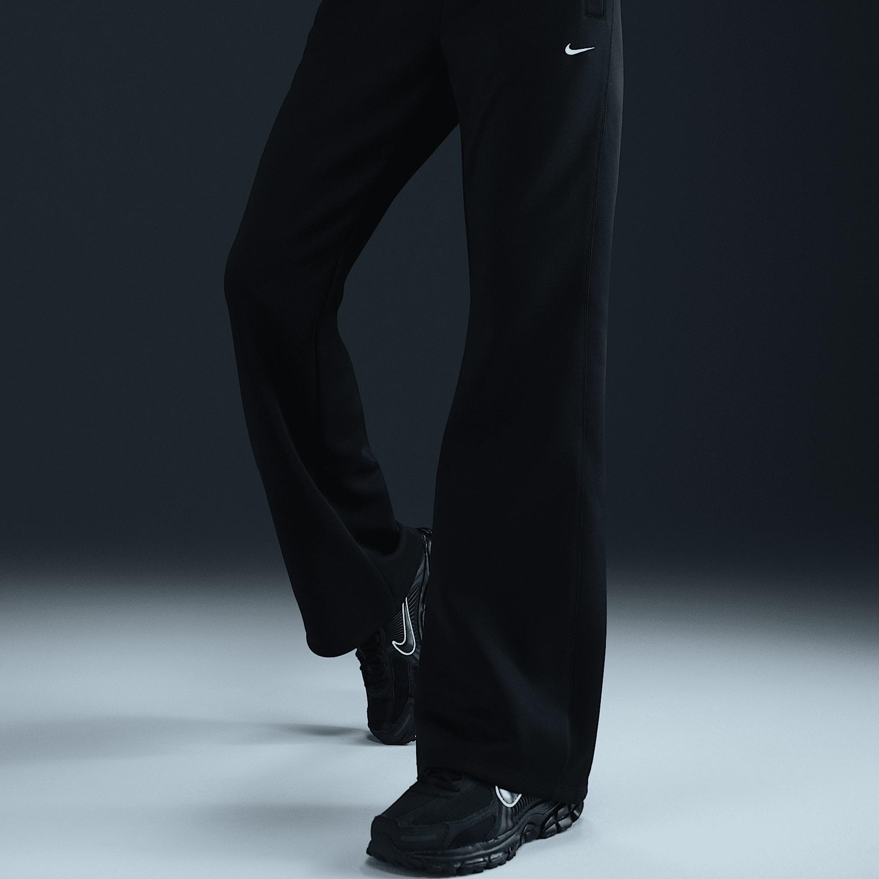 Womens Nike Sportswear Windrunner Mid-Rise Slim Knit Pants | HJ1016-010 Product Image