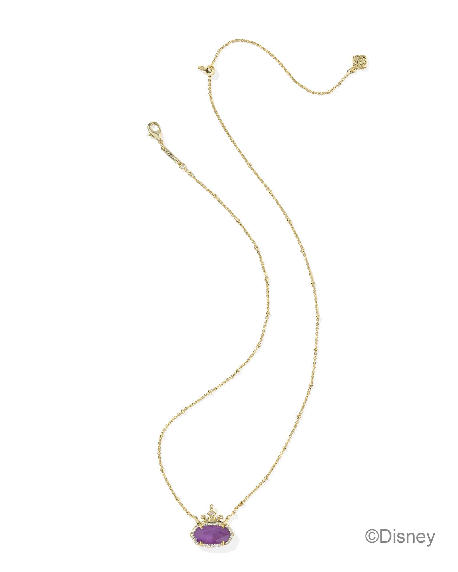 Disney | Kendra Scott Elisa Princess Gold Short Pendant Necklace Product Image