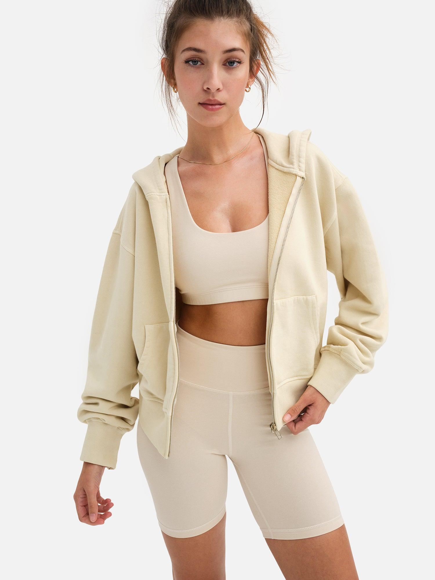 Organic Fleece Zip Hoodie Female Product Image