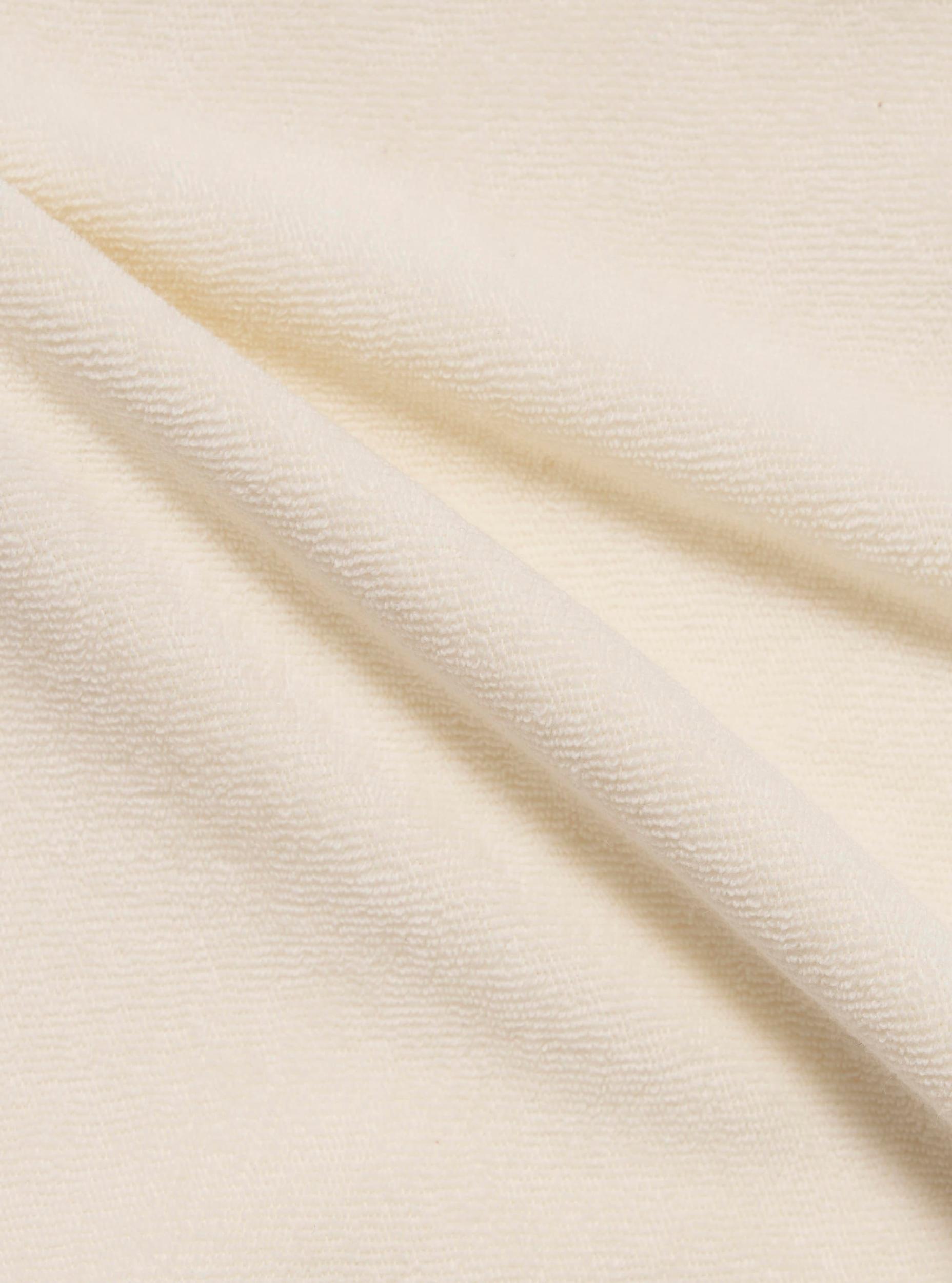 Ecru Light Weight Terry Simple Short Product Image