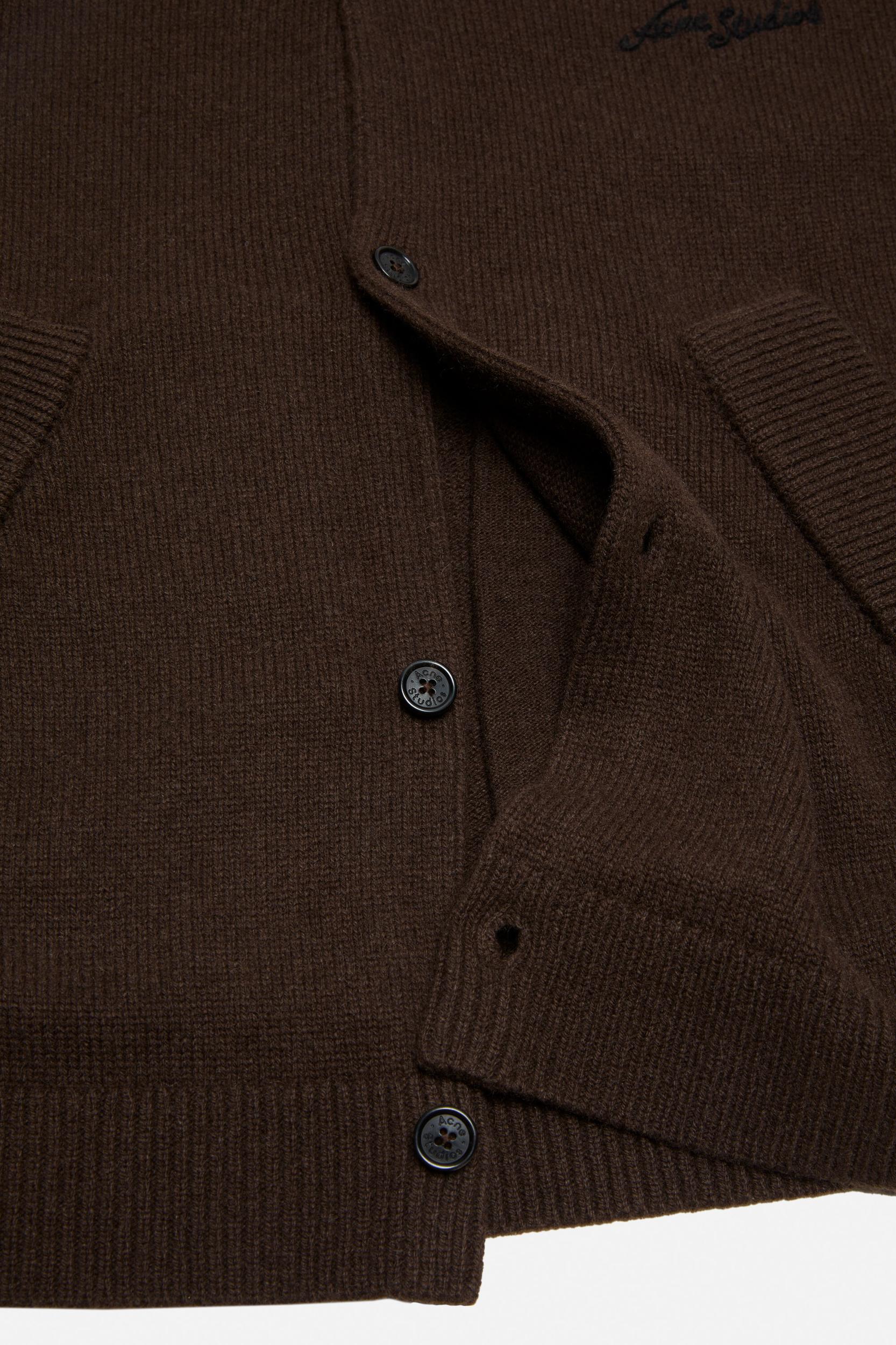 Wool V-Neck Cardigan Product Image