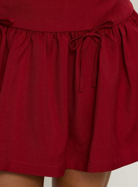 Milienne Mini Dress Red Product Image