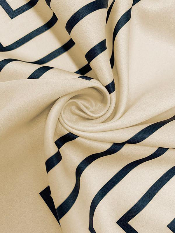 Long Sleeves Loose Buttoned Striped Stand Collar Blouses&Shirts Tops Product Image