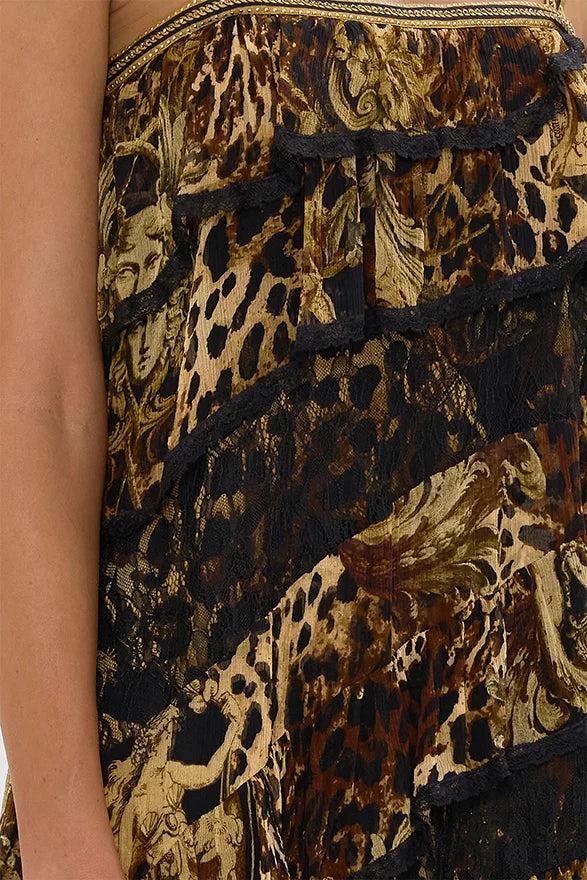 CAMILLA Asymmetric Spliced Lace Dress -SALE Product Image