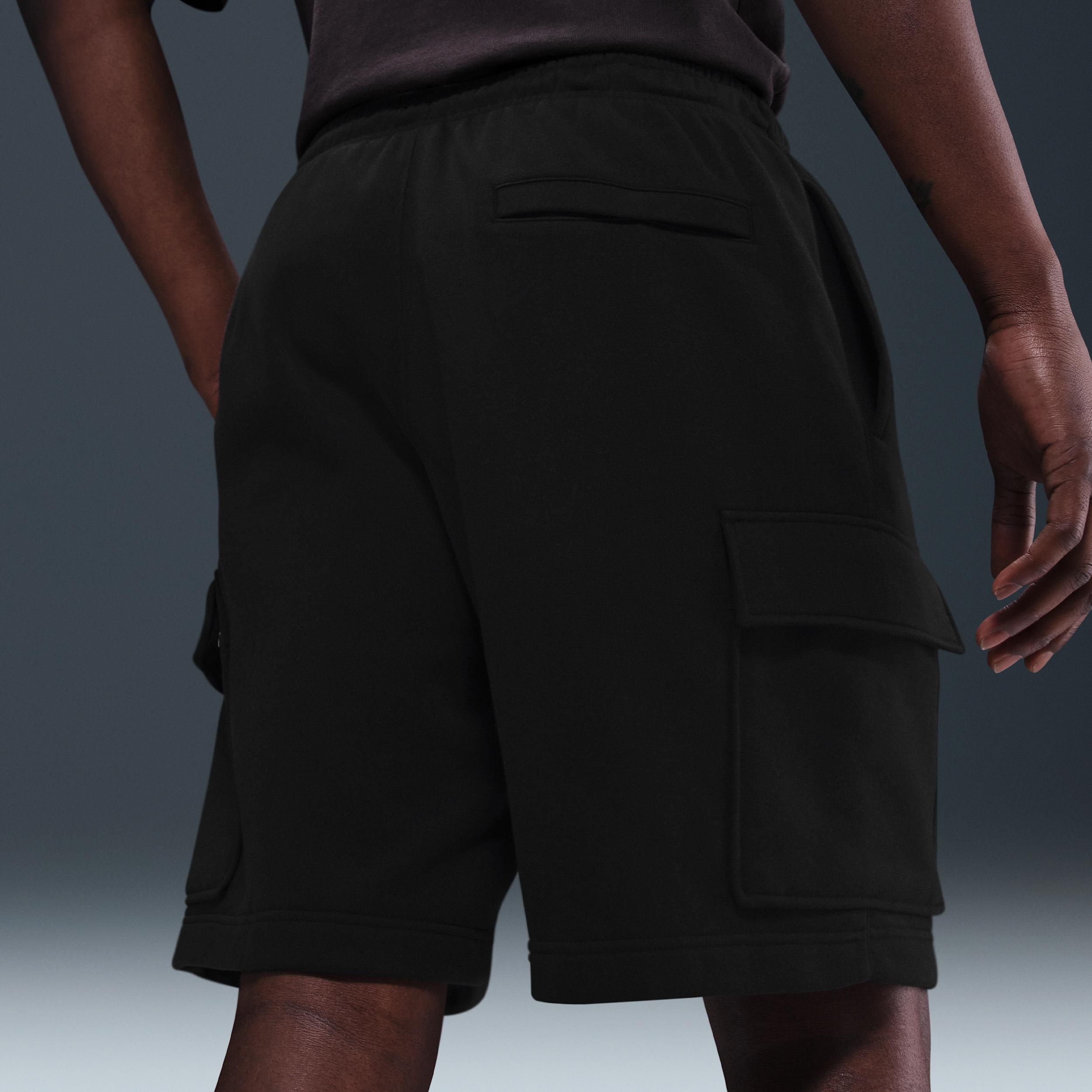 Nike Mens Club Fleece Cargo Shorts | FN3525-010 Product Image