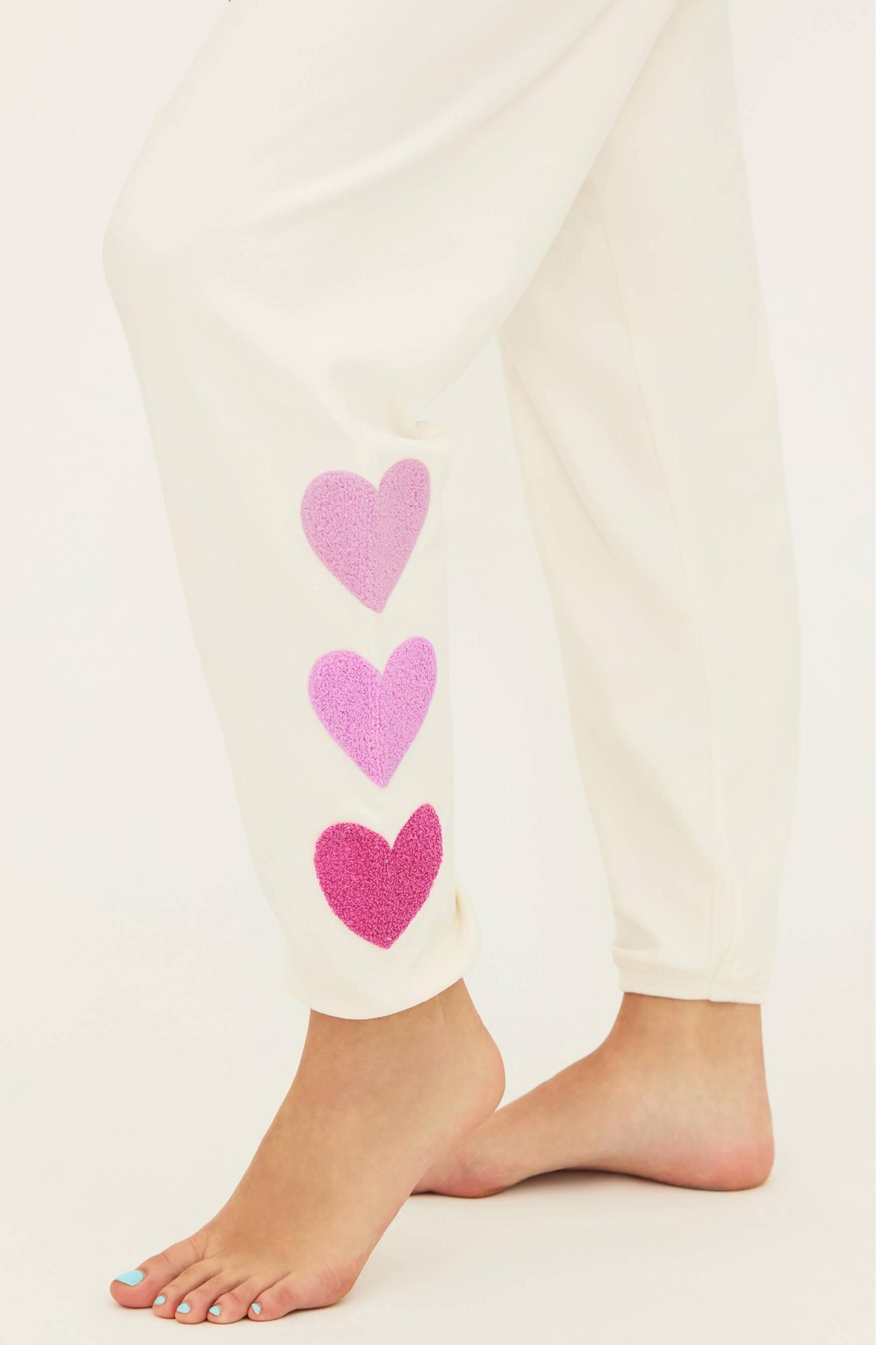 Georgie Pant Heart Cream Product Image