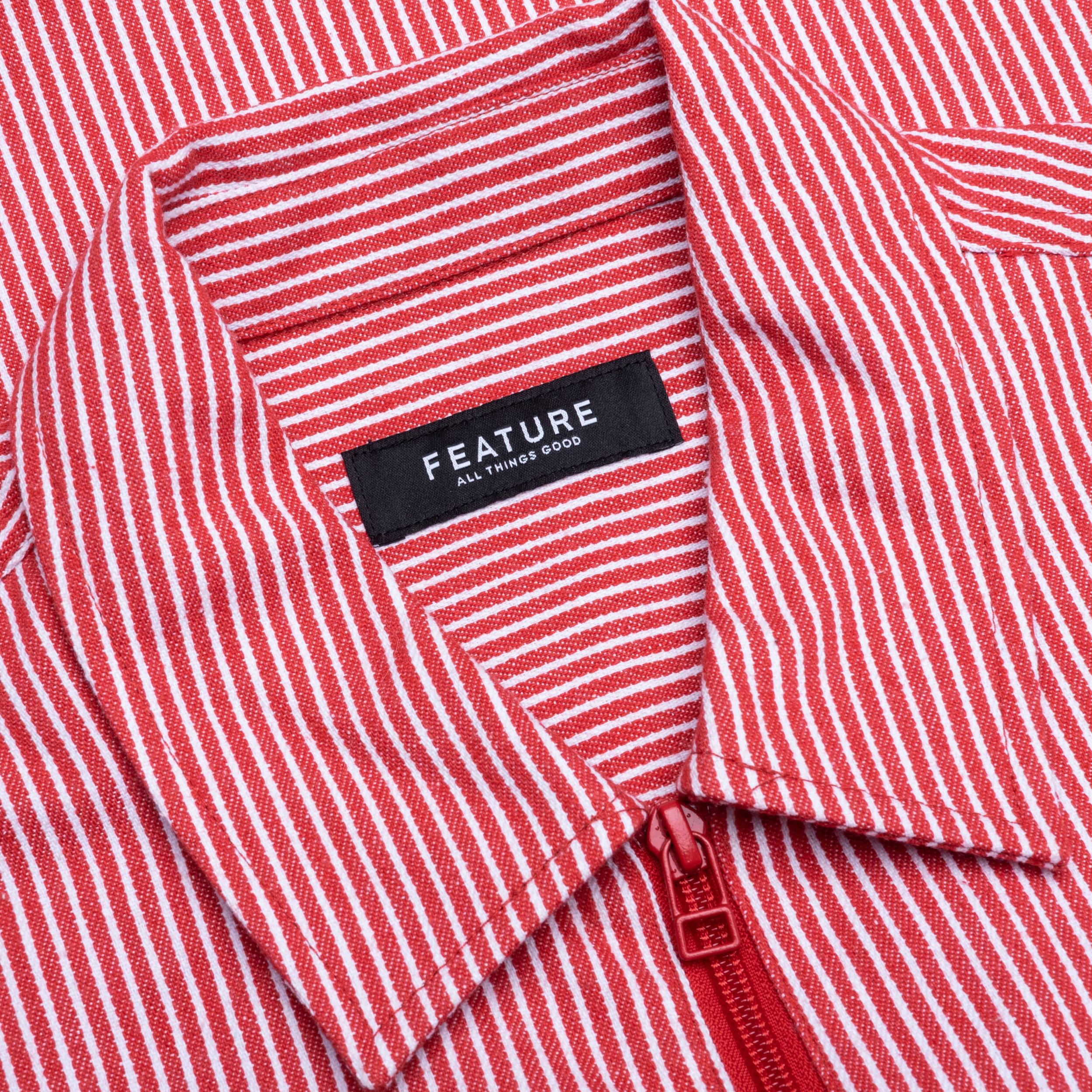 Smith 3/4 Zip Shirt - Red Male Product Image