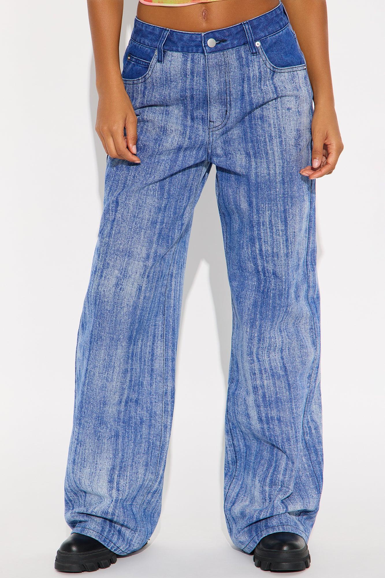 Down The Line Wide Leg Jeans - Medium Wash Female Product Image
