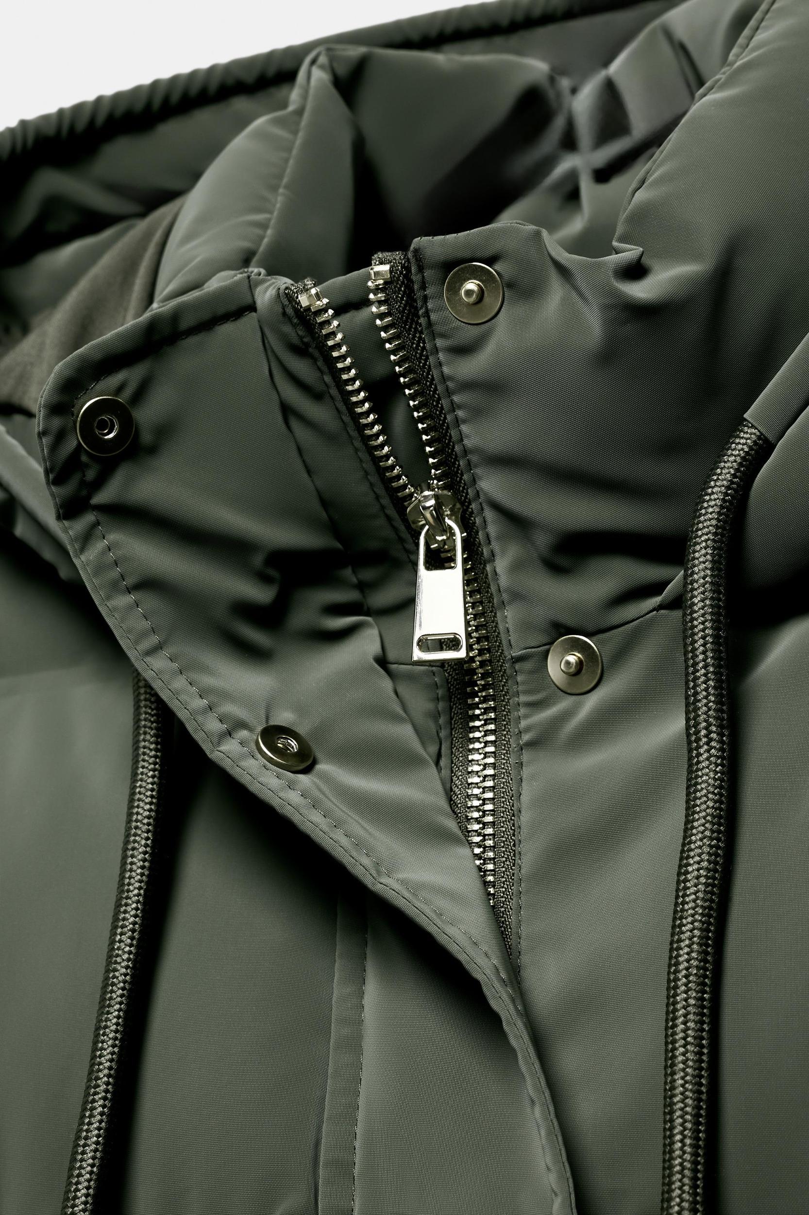 WINDPROOF RUBBERIZED SEMI-LONG ANORAK Product Image
