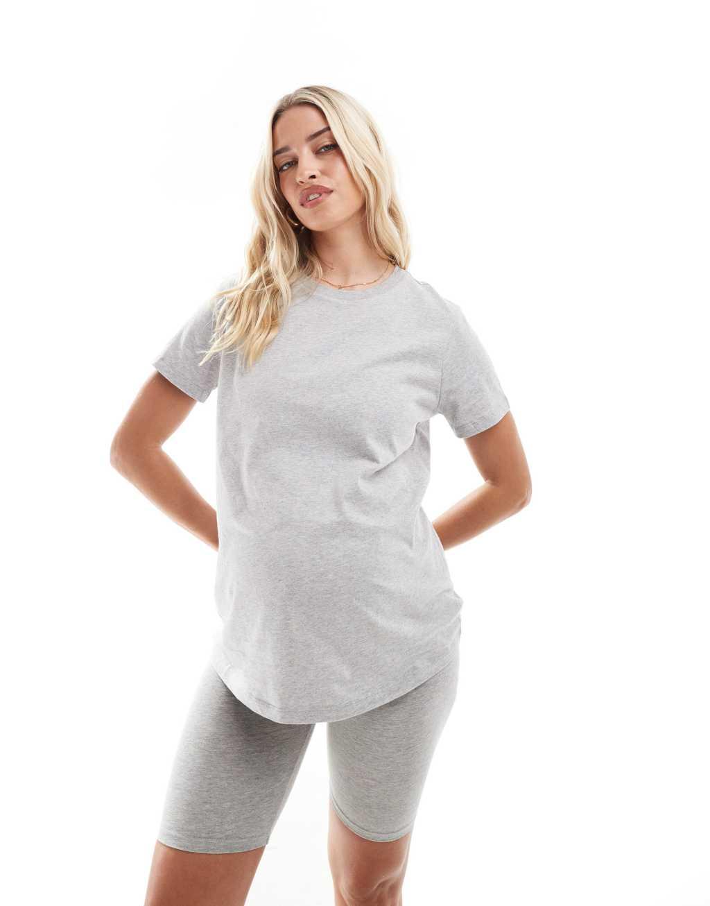 ASOS DESIGN Maternity ultimate t-shirt with crew neck Product Image