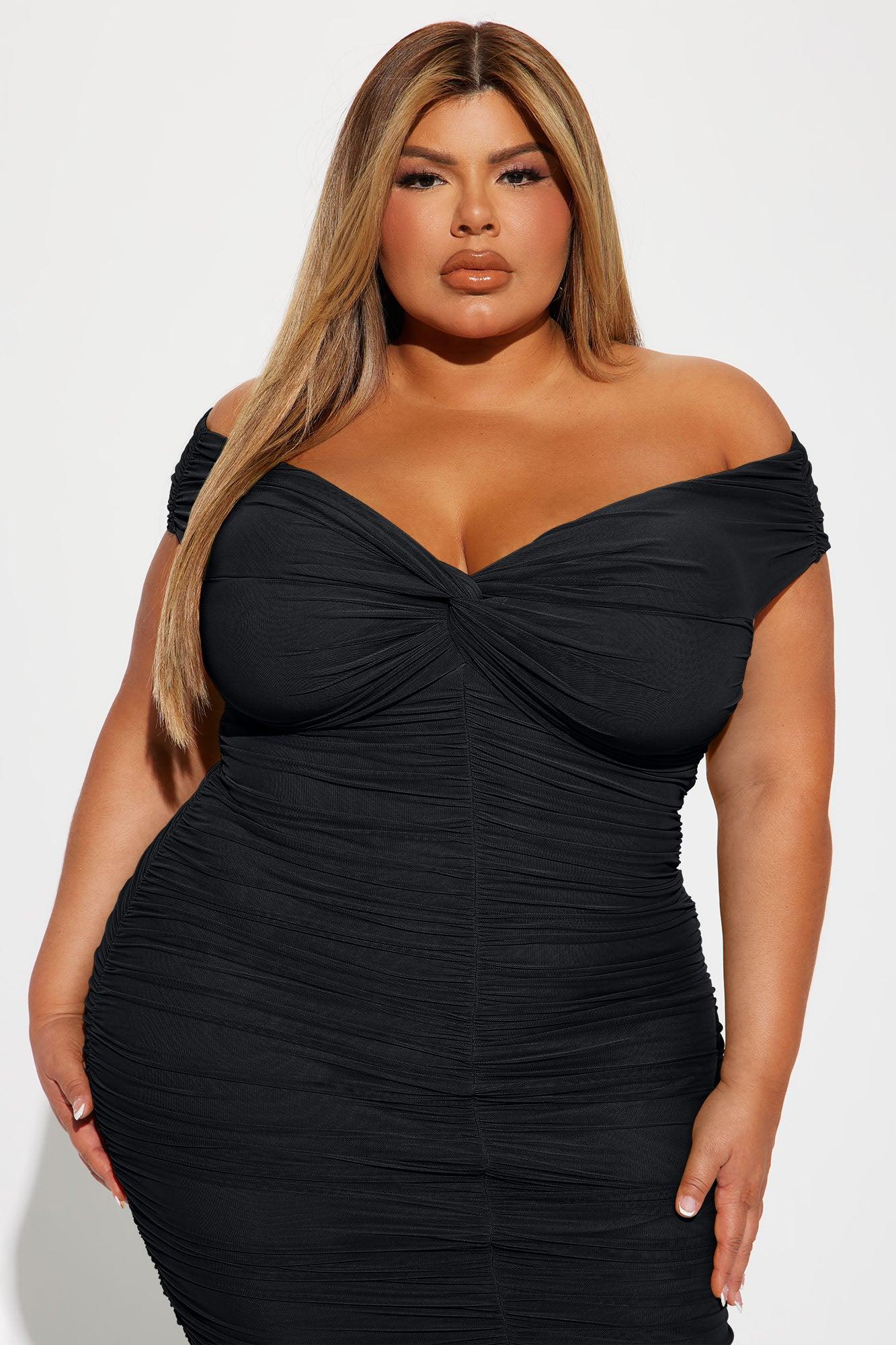 The Tink Midi Dress - Black Female Product Image