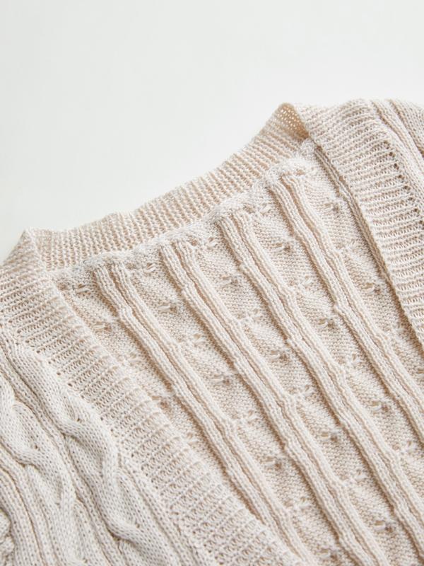 V Neck Slim Fit Pullover Sweater Product Image