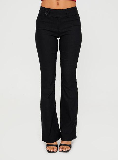 Kinkirk Flared Pants Black Product Image