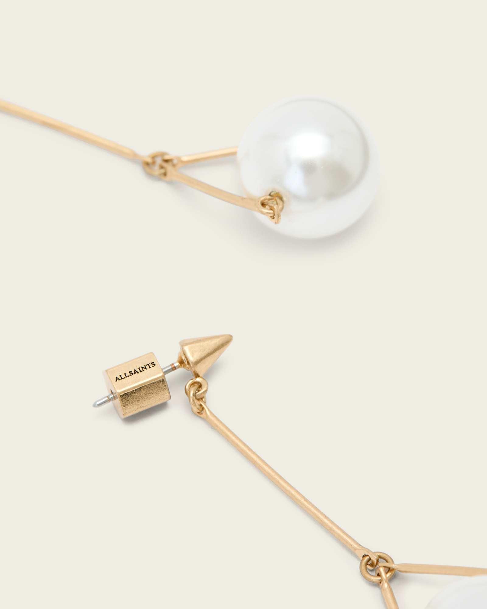April T-Bar Bracelet WARM SILVER | ALLSAINTS US Product Image