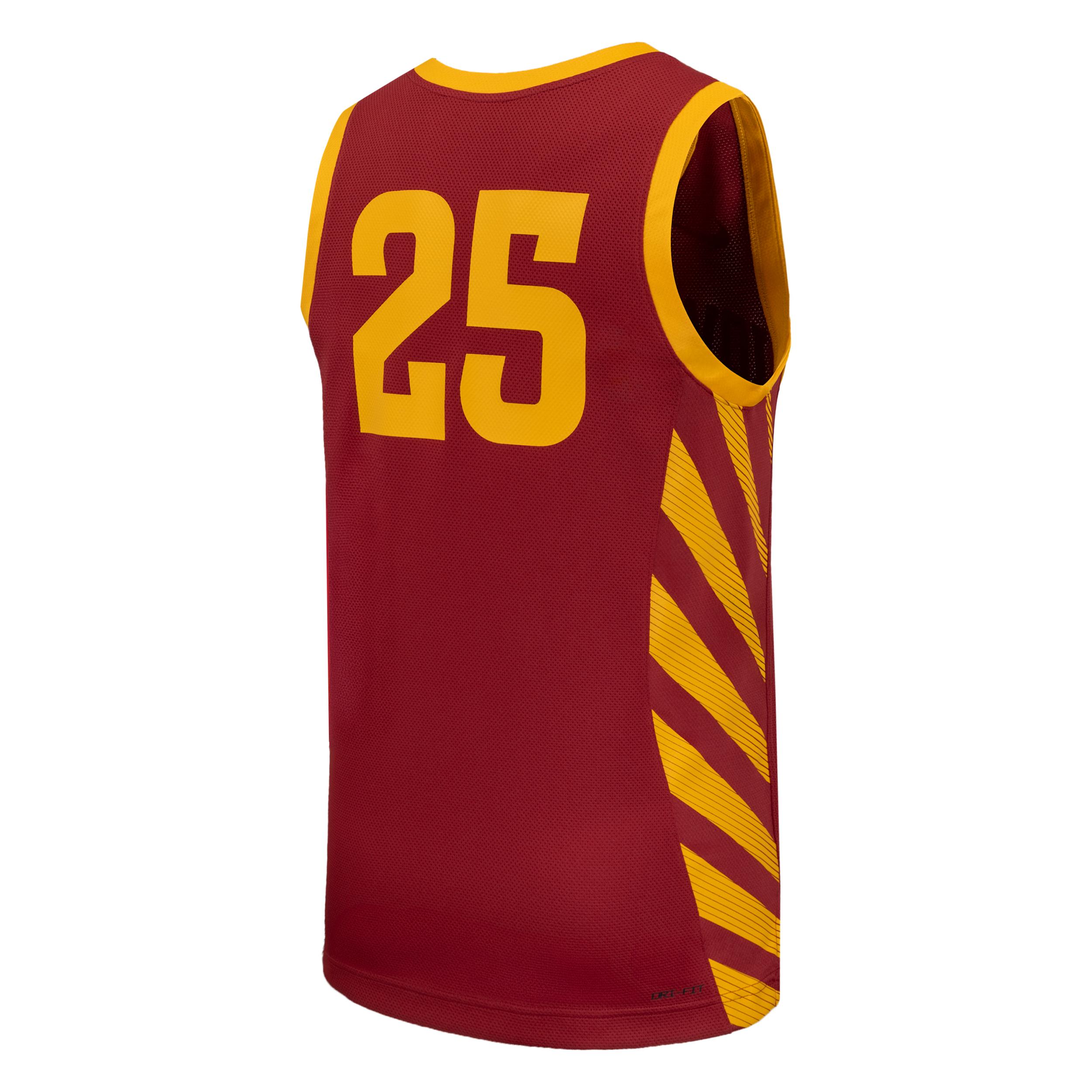 Iowa State Basketball Nike Mens College Replica Jersey | P32818IAST25-CRM Product Image