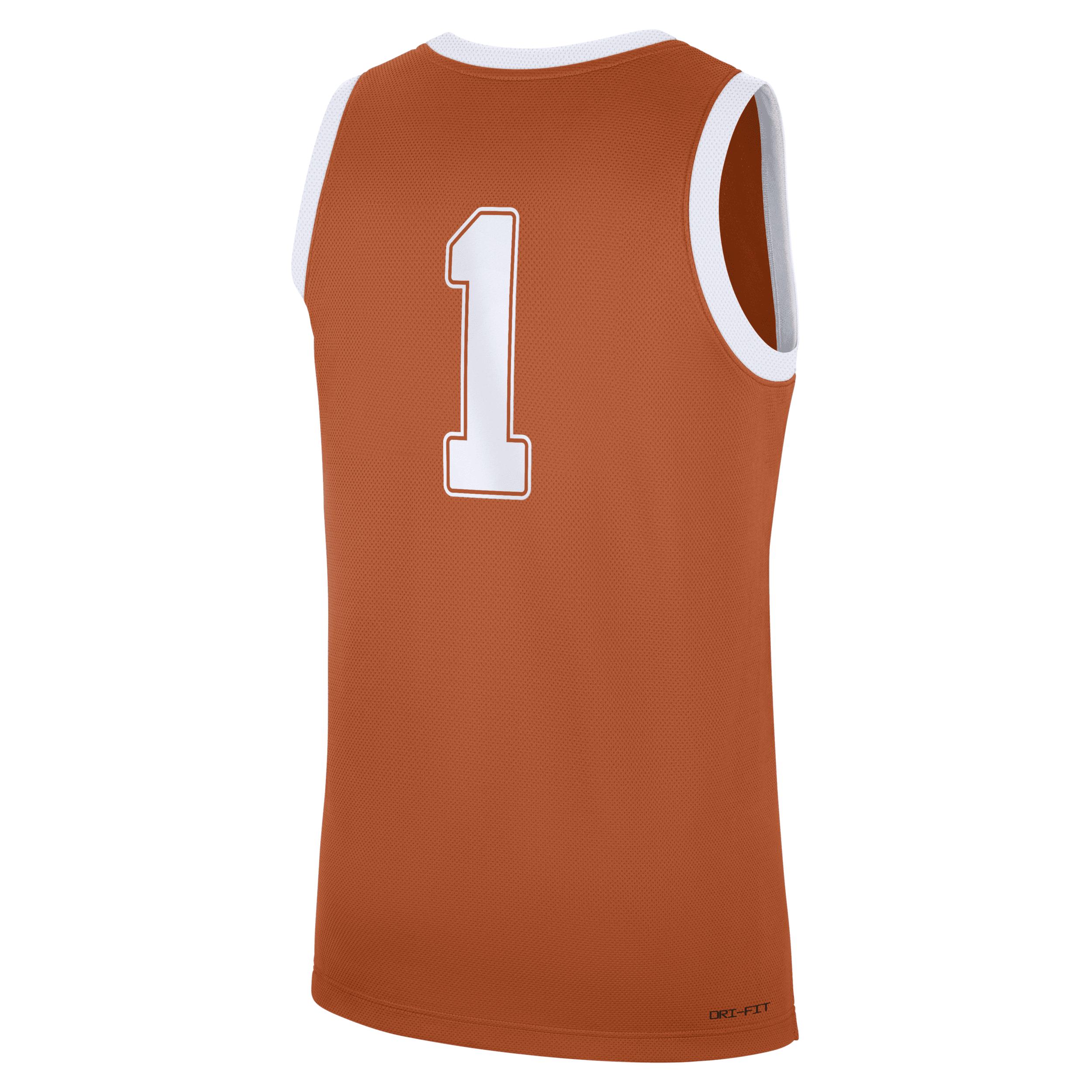 Texas Longhorns Replica Nike Mens College Basketball Jersey | CLEVGRJNCBJTEX-TEX Product Image