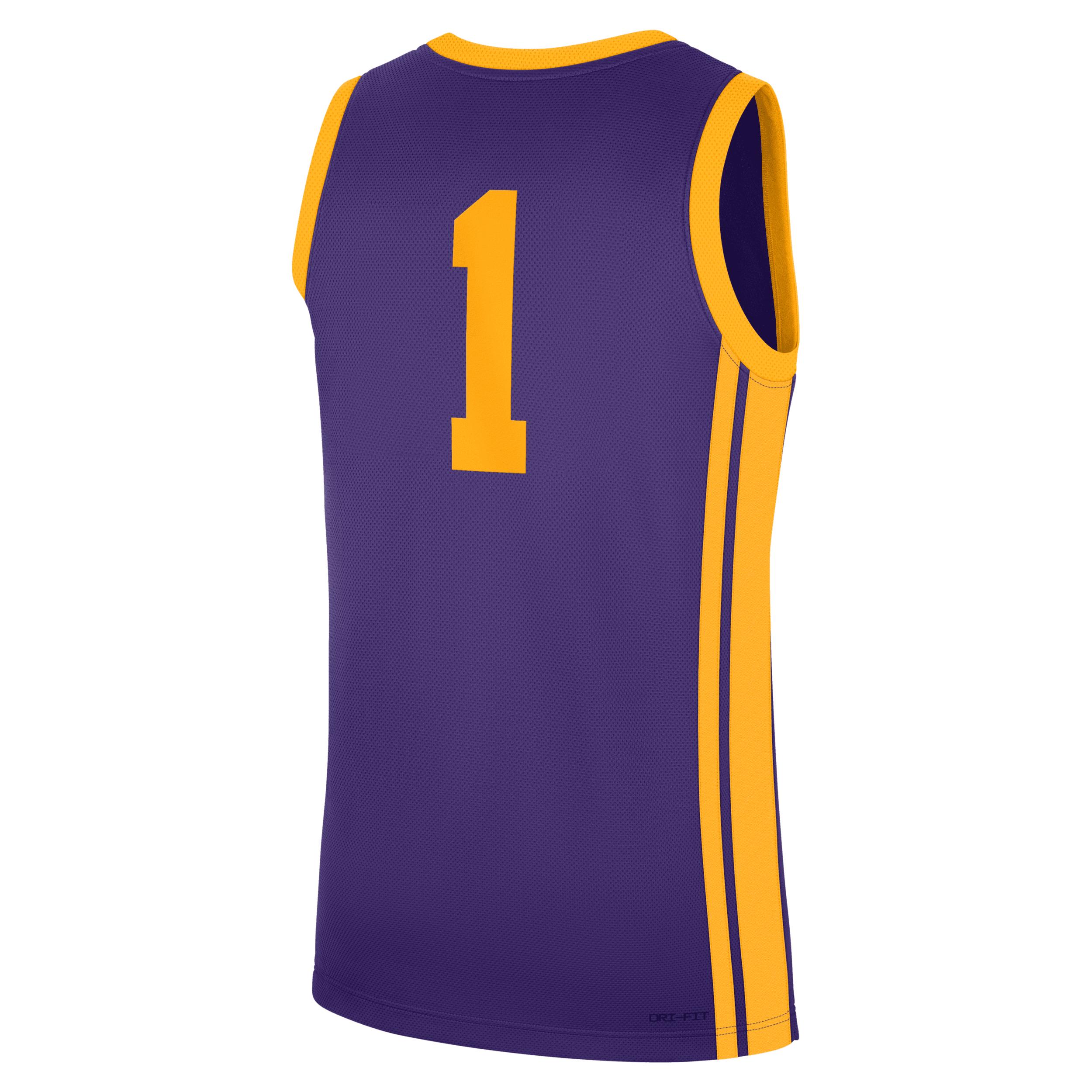 LSU Tigers Replica Nike Mens College Basketball Jersey | CLEVGRJNCBJLSU-LSU Product Image
