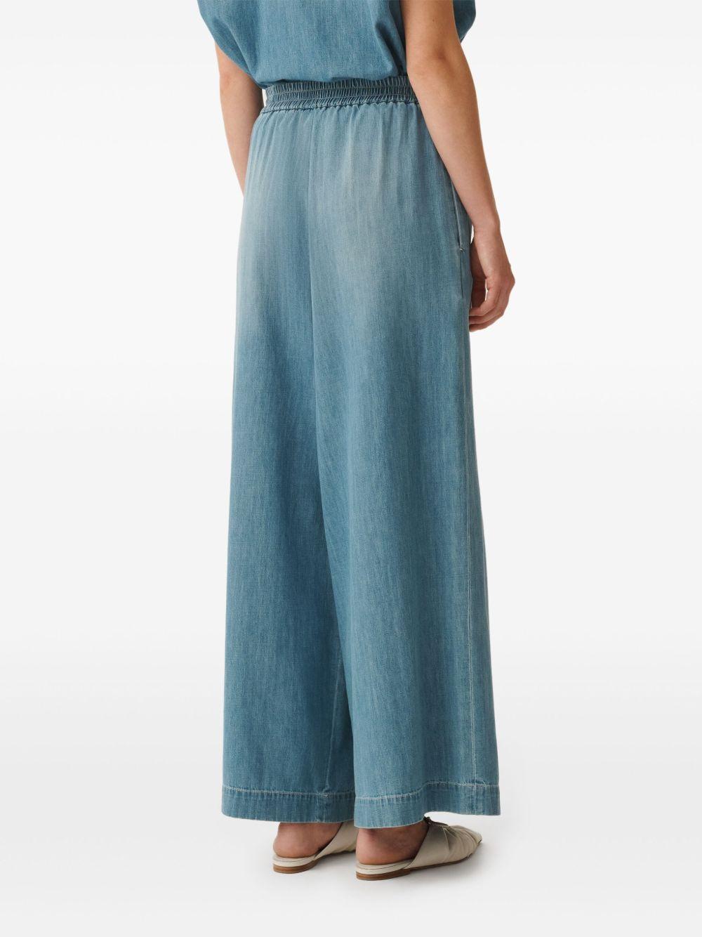 denim palazzo pants Product Image