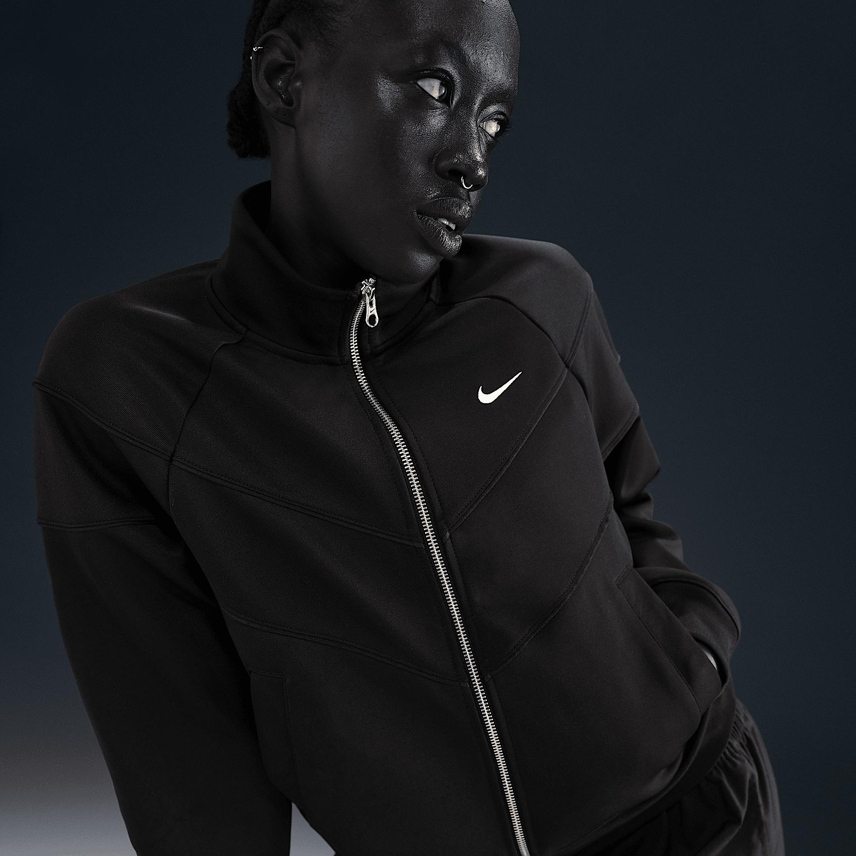 Womens Nike Sportswear Windrunner Knit Jacket | HJ0975-010 Product Image