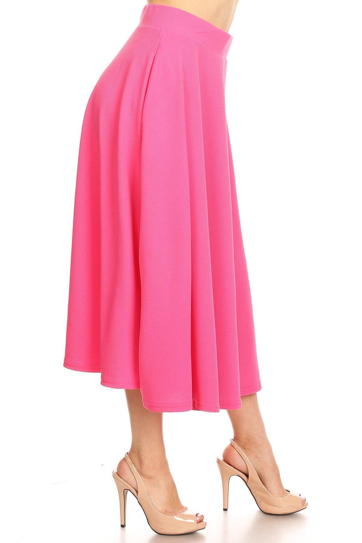 Tasmin Flare Midi Skirts Product Image