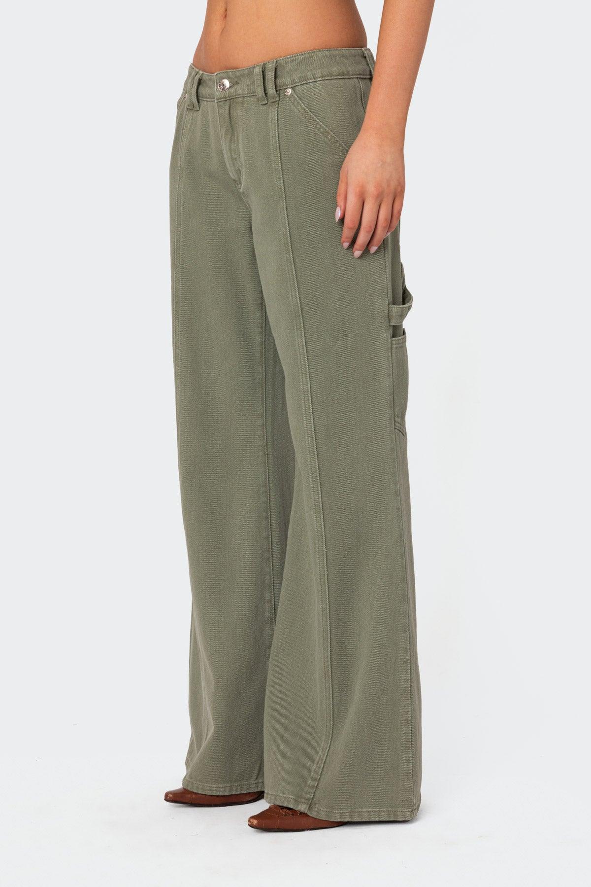 Lottie Low Rise Washed Carpenter Jeans Product Image